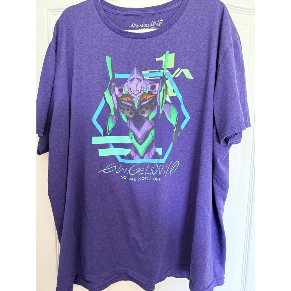 Loot Crate Anime Neon Genesis Evangelion 1.0 You Are Not Alone T-Shirt Size 3xl